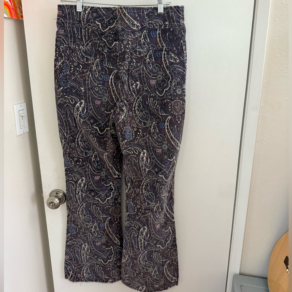 Bell Bottom Pull On Patterned Pants - image 6